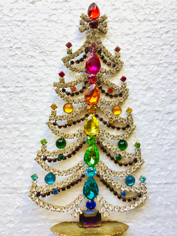 チェコガラス ビンテージ クリスマスツリー ヴィンテージ チェコ