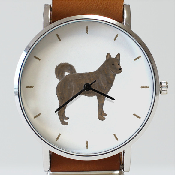 甲斐犬（赤虎）の腕時計 2枚目の画像