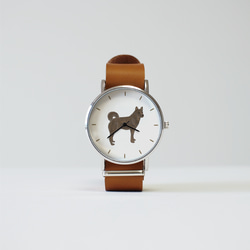 甲斐犬（赤虎）の腕時計 1枚目の画像