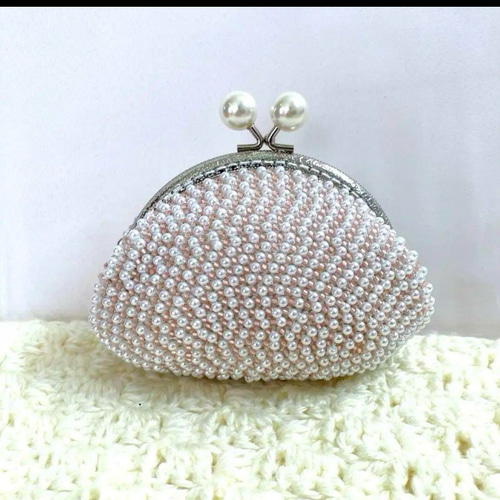 がま口 ハンドメイド ビーズ ⁑2 がま口 ハンドメイド ビーズ【グレー