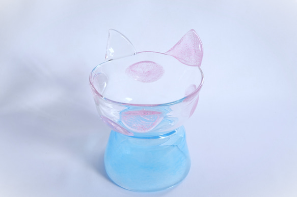 猫ボウル/ピンク＆ソライロ 3枚目の画像