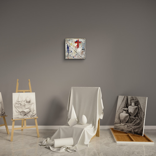 wall＊大きめ12号キャンバス テクスチャーアート 絵画 原画 抽象画