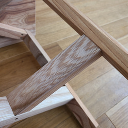 けやき一枚板スツール　椅子　サイドテーブル　花台　欅　無垢　自然　ナチュラル　天然 16枚目の画像