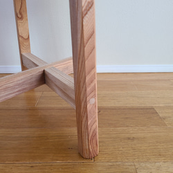 けやき一枚板スツール　椅子　サイドテーブル　花台　欅　無垢　自然　ナチュラル　天然 13枚目の画像