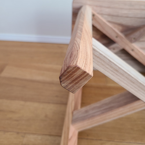 けやき一枚板スツール 椅子 サイドテーブル 花台 欅 無垢 自然