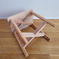 けやき一枚板スツール　椅子　サイドテーブル　花台　欅　無垢　自然　ナチュラル　天然 19枚目の画像
