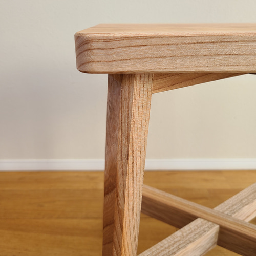 けやき一枚板スツール 椅子 サイドテーブル 花台 欅 無垢 自然