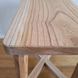 けやき一枚板スツール　椅子　サイドテーブル　花台　欅　無垢　自然　ナチュラル　天然 6枚目の画像