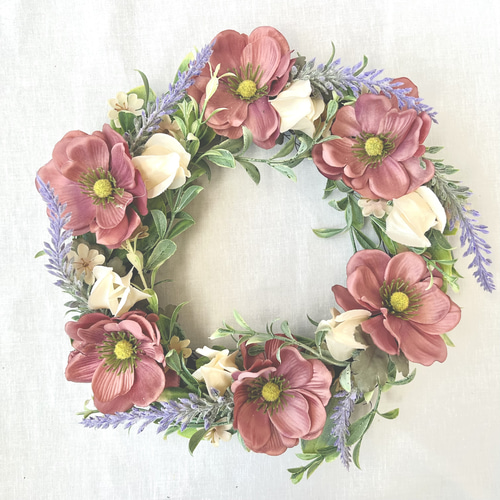 アネモネリース アートフラワー Art Flower Grevillea 通販 17144042