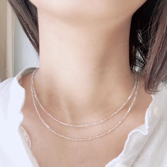卸し売り購入 夏セール♪在庫限りチェコクリスタルがキラキラ綺麗な3wayビーズ アクセサリー