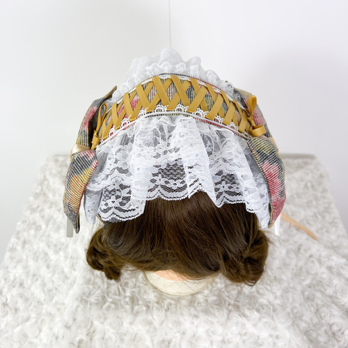淡彩×編み上げヘッドドレス ヘッドドレス（アクセサリー） Happinyass