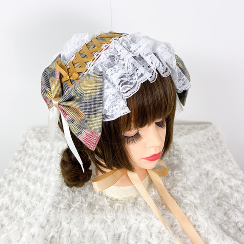 淡彩×編み上げヘッドドレス ヘッドドレス（アクセサリー） Happinyass