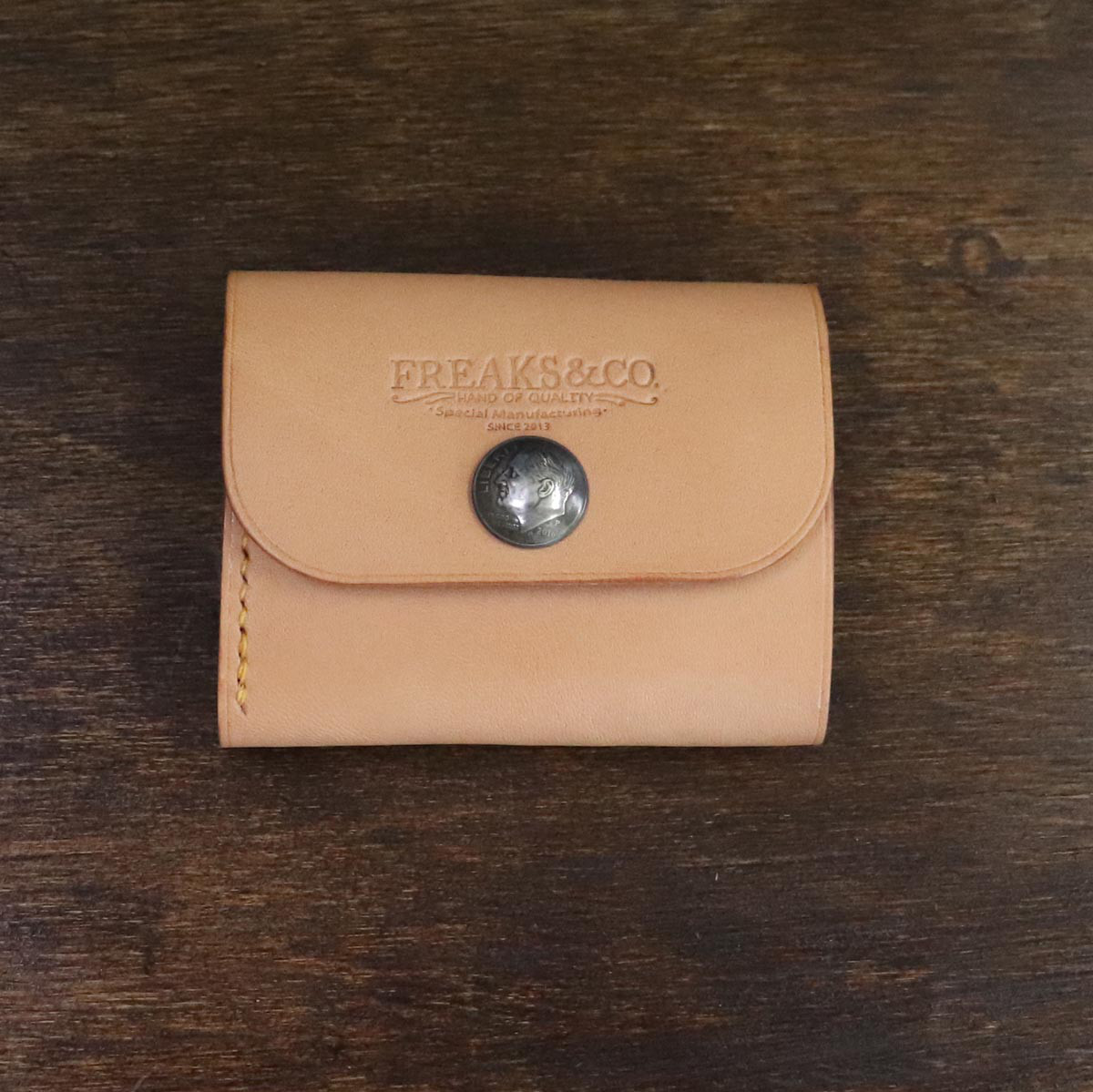 【イベント展示品】コンチョ付き ミニマルウォレット／②昭南皮革