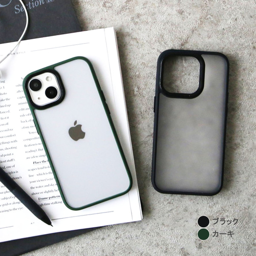 【ケースのみ】PORTER iPhone15 Pro スマホケース カーキ ZENIX DESIGN TECH iPhone15 ケース iPhone13 iphone14 iPhone12