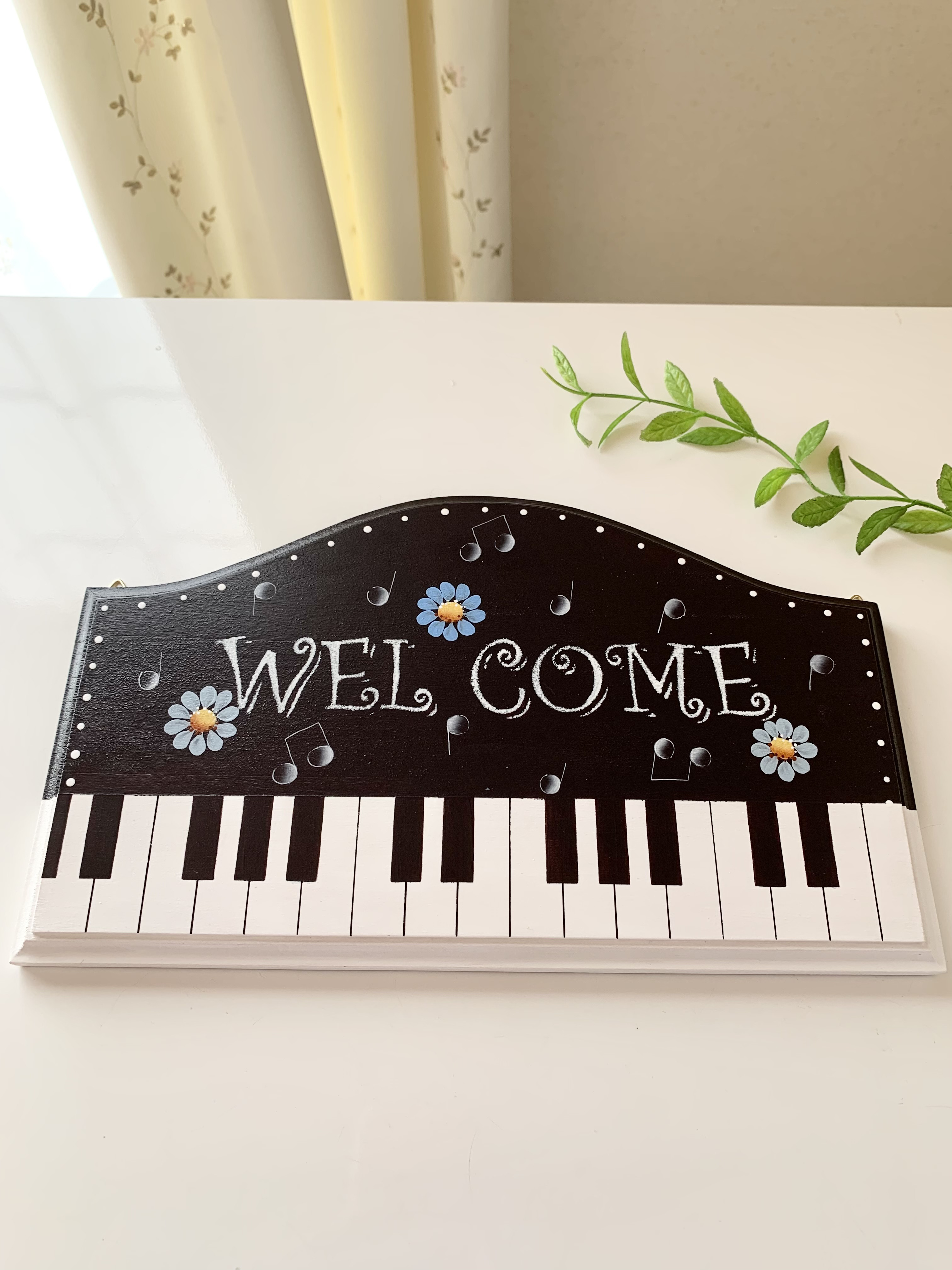 pianeko ピアノ鍵盤デザイン ウェルカムボード pianeko ピアノ鍵盤
