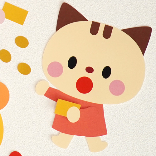 ☆壁面飾り 標準サイズ （横80cm※サイズ変更可能）「おには外！福は内