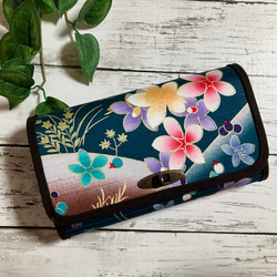 ぽんず☆　長財布　やりくり財布　ハンドメイド　トートバッグ　レア廃盤生地 ハンドメイド 長財布 お財布バッグ やりくり財布 マスク入れ