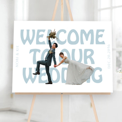 即納可 ウェルカムボード ウェディング 写真 データも無料 結婚式 bord0874 4枚目の画像