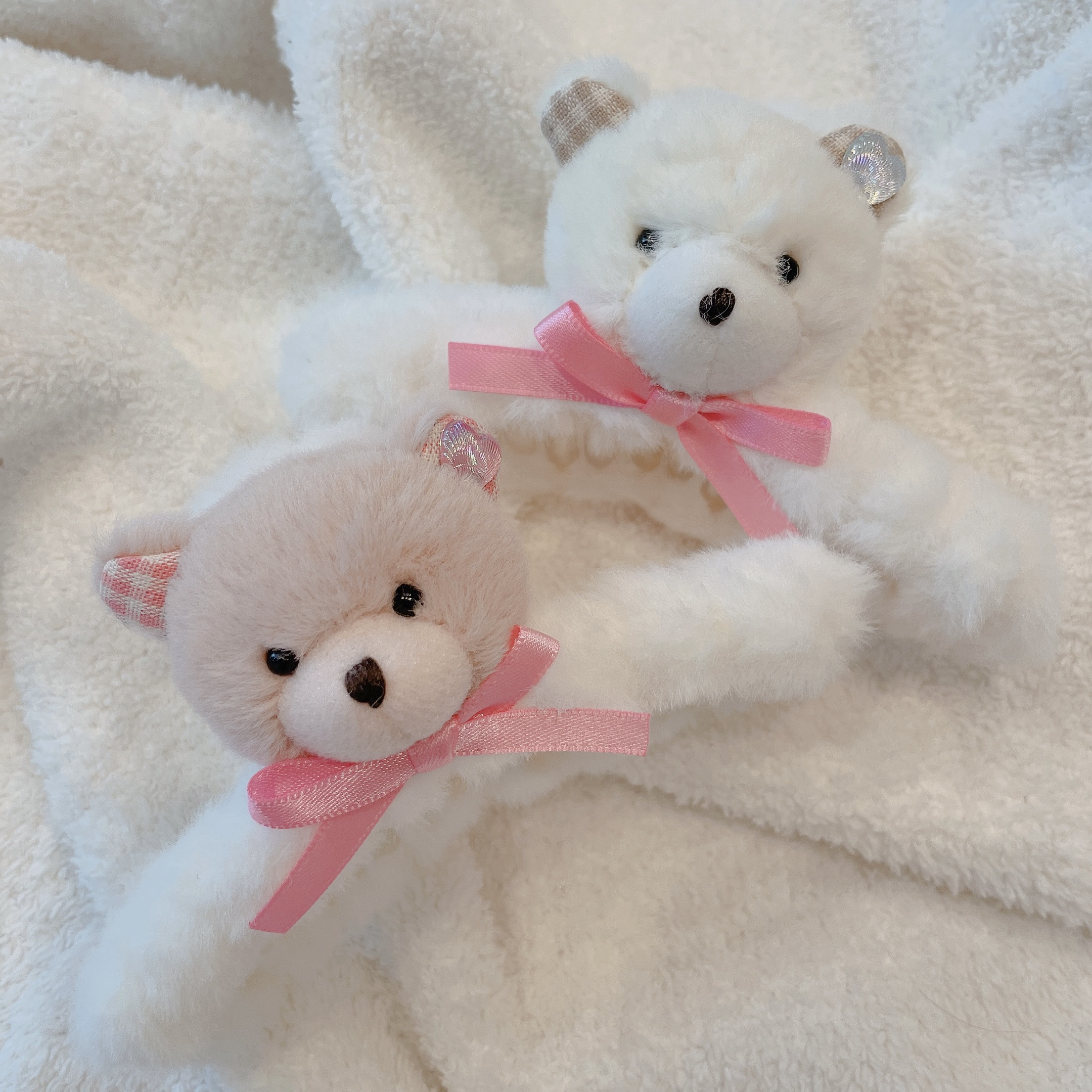 シュシュうさぎパープルヘアゴムサングラス キッズ 子供 髪ゴム