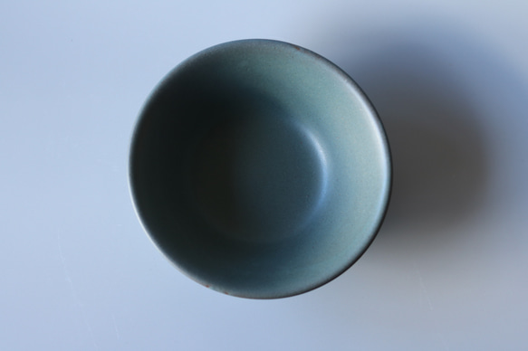 ラーメン鉢　ブルーグレー 4枚目の画像