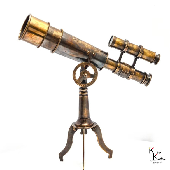 「迷你天文望遠鏡」黃銅單筒望遠鏡目鏡古董復古復古內裝海洋船長 第2張的照片