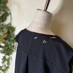 着物リメイク　留袖　ワイドパンツのセットアップ 17枚目の画像