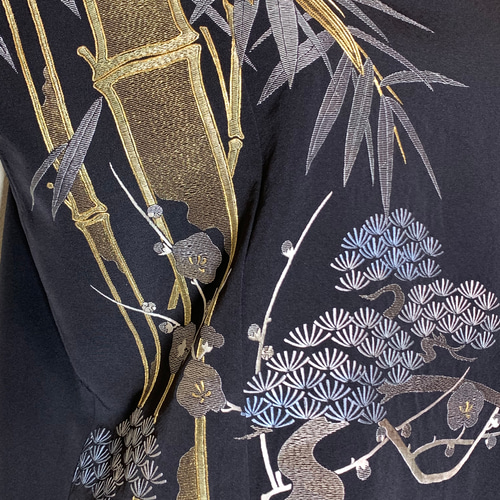 N様ご予約品】着物リメイク 留袖 ワイドパンツのセットアップ ロング