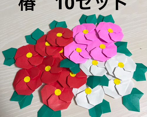 椿 折り紙 壁飾り 花 その他アート RISA 通販 17145326｜Creema