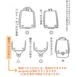 「ブルー」ランドセル補助バックpoipoke 13枚目の画像