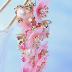 枝垂れ桜の簪 かんざし 4枚目の画像