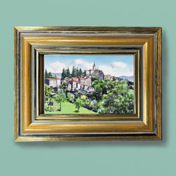 ポストカード ヨーロッパ風景画（組み合わせ自由4枚セット1.000円）No.257 イタリアの小さな村カステッルッチョ 5枚目の画像