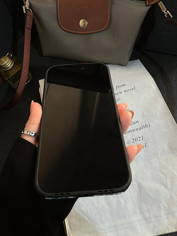 スマホケース　チェック柄　iPhoneケース 　ピンク　大人で可愛い　高級感　 7枚目の画像