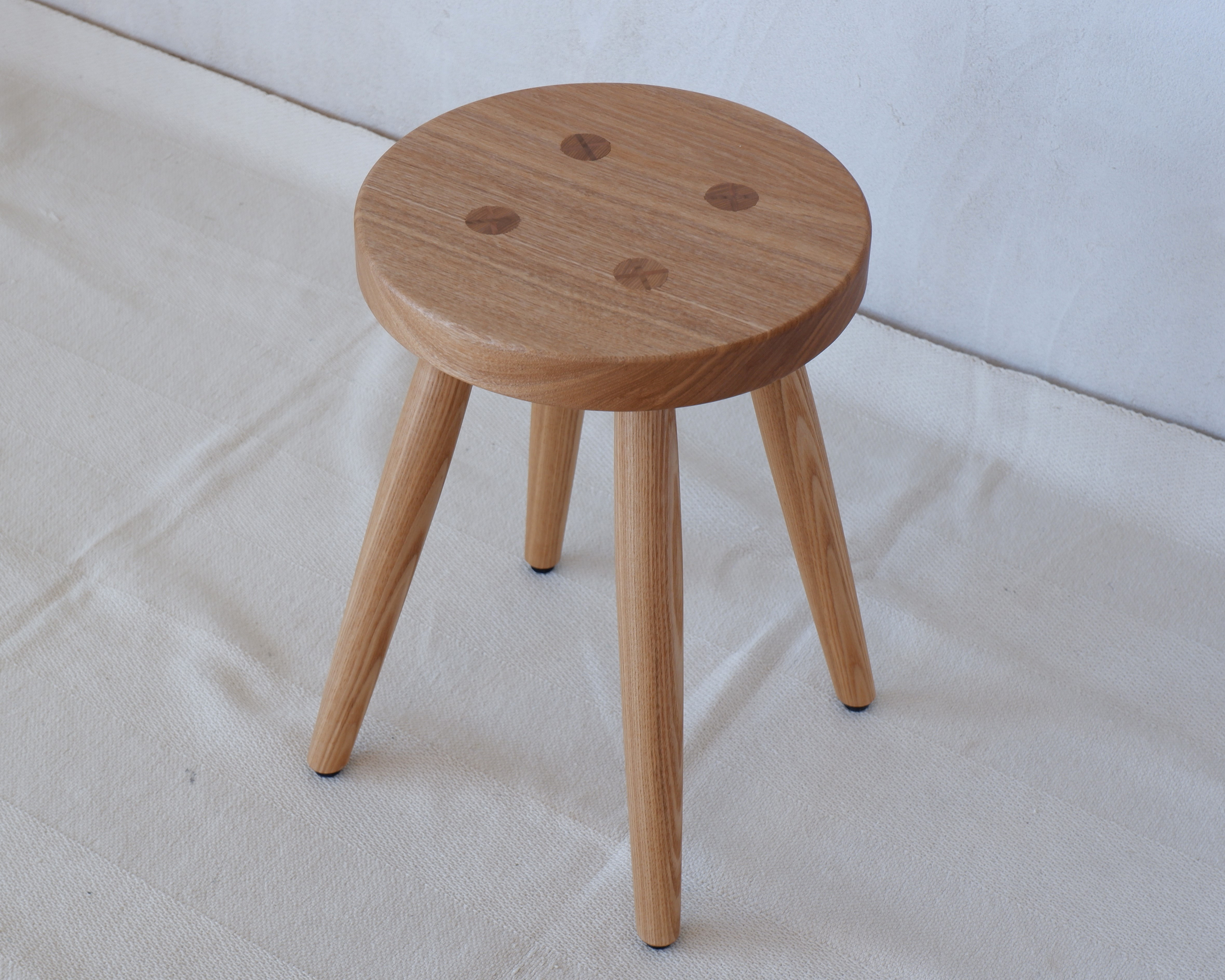 ヴィンテージ　スツール　ヘリンボーン柄　4本脚 ポストカードプレゼント】artek アルテック Stool E60 スツール