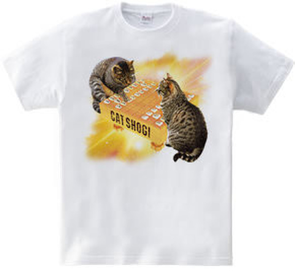 おもしろねこTシャツ「CAT SHOGI」 3枚目の画像