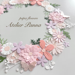 花パーツ・カード オーダー受付ページ♡ 再販】ピンク色の小花セット❀ペーパーフラワーパーツ❀寄せ書き