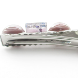 そう君と僕との想い出は、いつもクォーツから見ていたものだったから、温もりがあります♪<創作ヘアクリップ>HC051 4枚目の画像