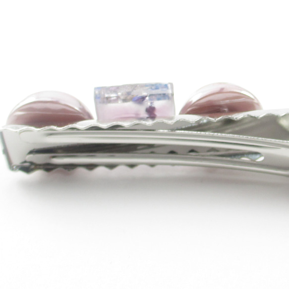 そう君と僕との想い出は、いつもクォーツから見ていたものだったから、温もりがあります♪<創作ヘアクリップ>HC051 4枚目の画像