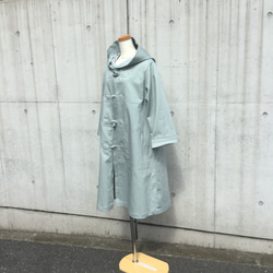 ミントグリーンのデニムのダッフルコート コート yokoyoko 通販