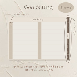 夢を叶える⸝⋆ 目標達成デジタルプランナー/スケジュール帳/予定管理/やりたいことリスト/iPad/GoodNotes5 6枚目の画像