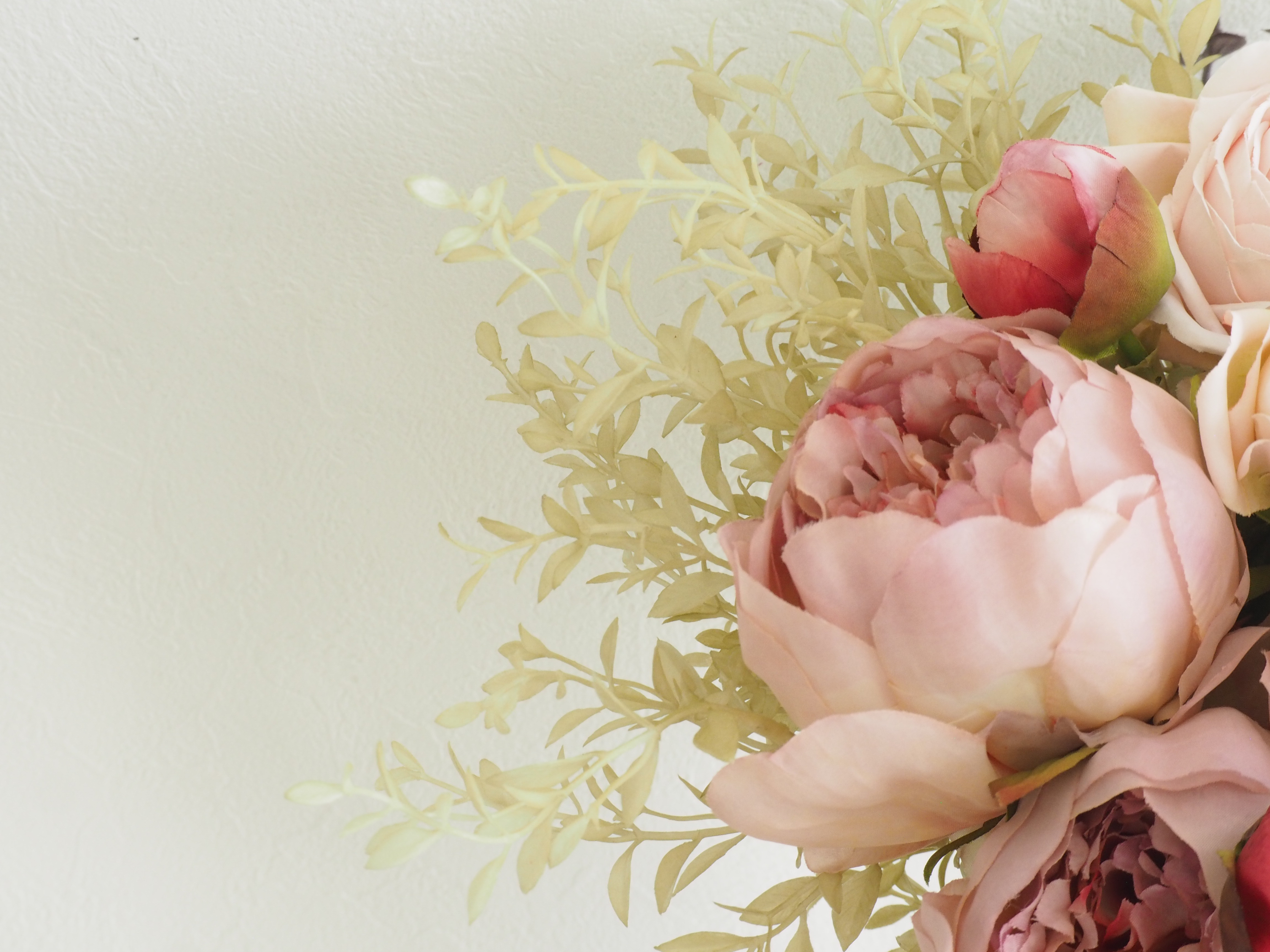 現品ブーケ/人気の芍薬ブーケ/ナチュラルクラッチブーケ/ブートニア2点  