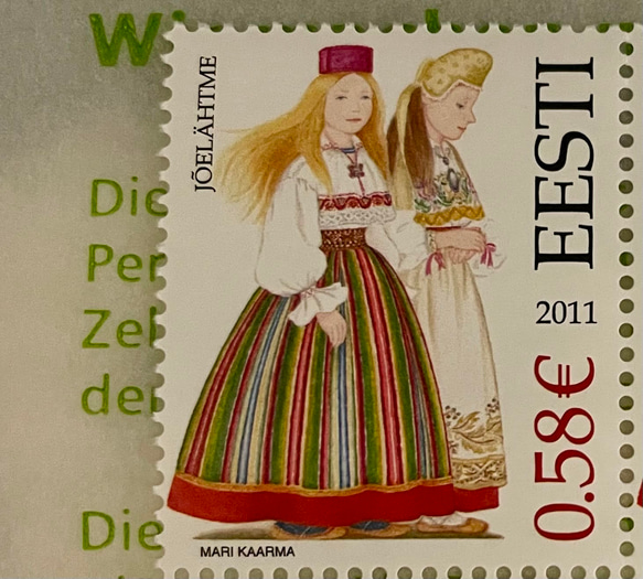 ちいさなartmuseum　Estonia　stamp 1枚目の画像