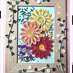 ❤️ご注文専用ページ❤️ ❤︎ペーパークイリング❤︎ welcome frame welcome #paperquilling #クイリング #クイリング作品