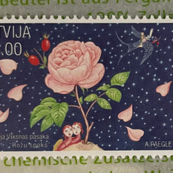 ちいさなartmuseum　Latvia　stamp 1枚目の画像