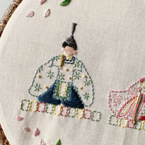 お雛様 《刺繍壁飾り 壁飾り 刺繍枠 刺繍 春 》 タペストリー お雛様 《刺繍壁飾り 壁飾り 刺繍枠 刺繍 春 》 タペストリー