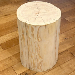 Hinoki  Wood  Stool  No.546 2枚目の画像