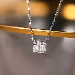 ダイヤモンド ネックレス　K18 計0.17ct 高品質 3枚目の画像