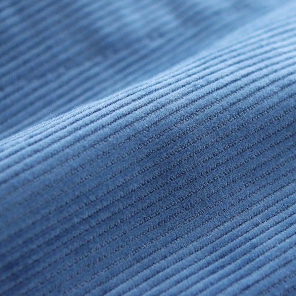 可以一直穿到春天的燈芯絨寬鬆褲，寬直筒（藍灰色）PT17。 第9張的照片
