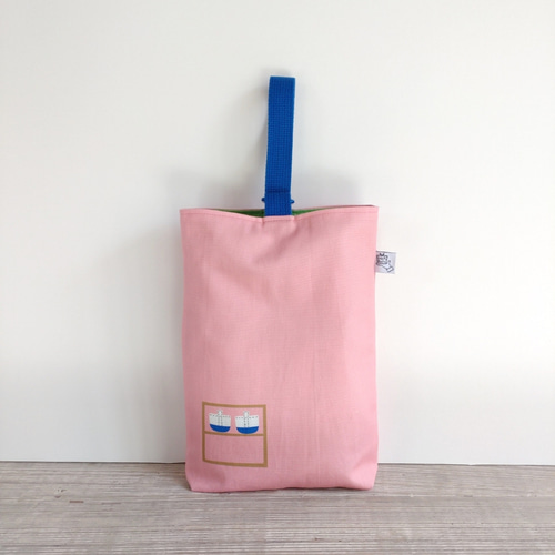 上履き入れ ピンク 即納OK！】○ 上履き入れ ○ ピンクベース ヒョウ柄 シューズ袋