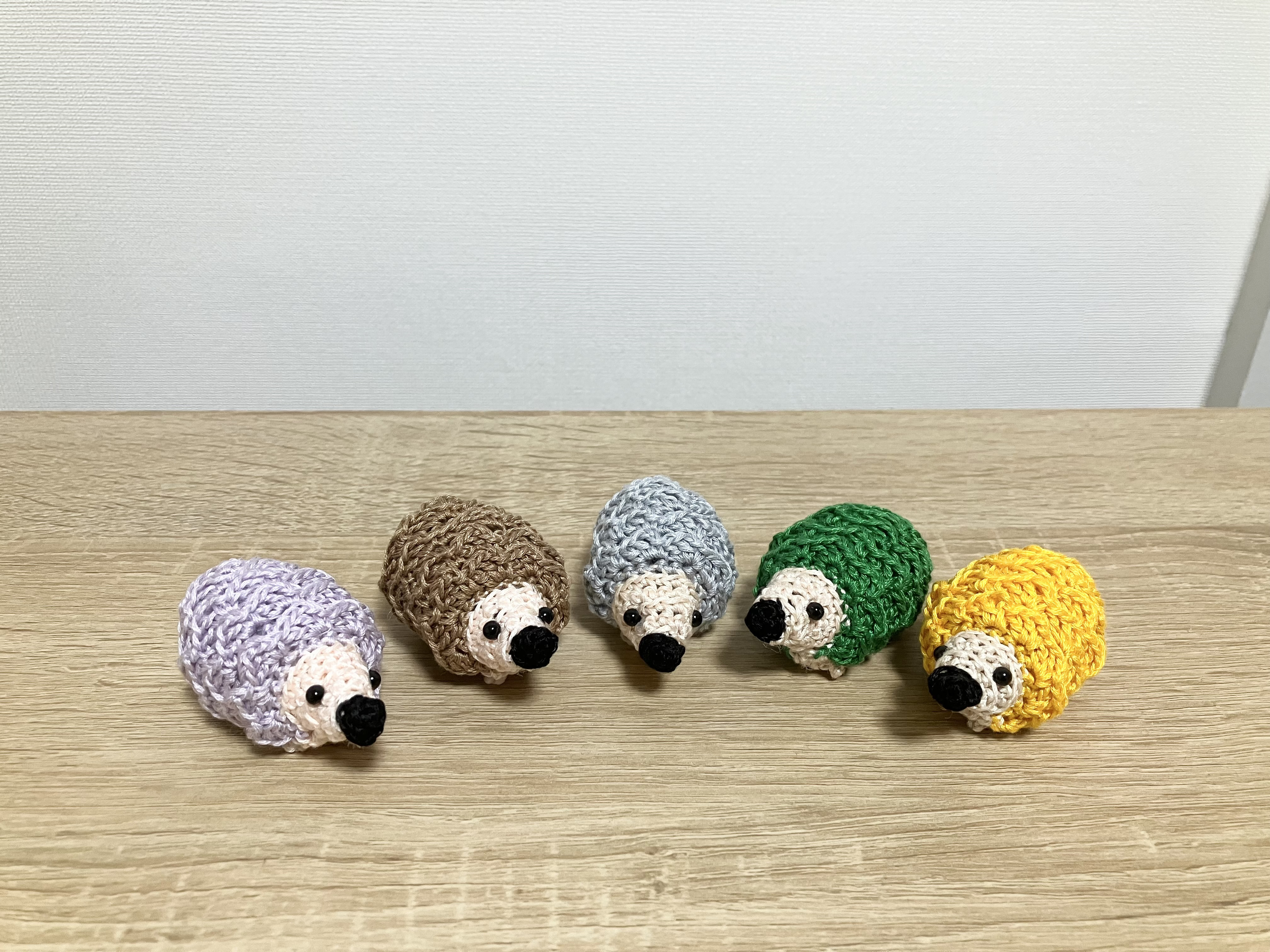 ネ*ネ様 ハリネズミのあみぐるみがま口キーホルダー ネ*ネ様 ハリネズミのあみぐるみがま口キーホルダー