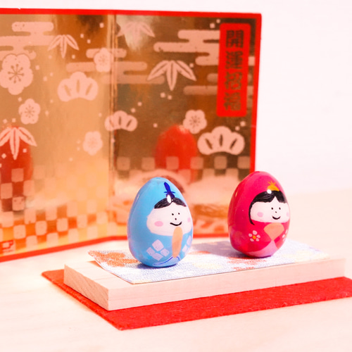 どんぐり雛人形 玄関飾り・置物 【ひな祭り飾り・桃の節句の置物・3月